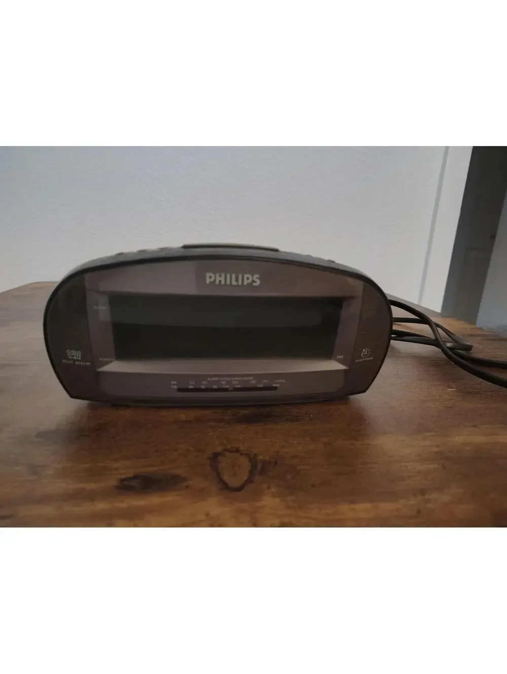 Philips AJ3540/37 Large Display Digital AM/FM Alarm Clock Radio, Gray - Working